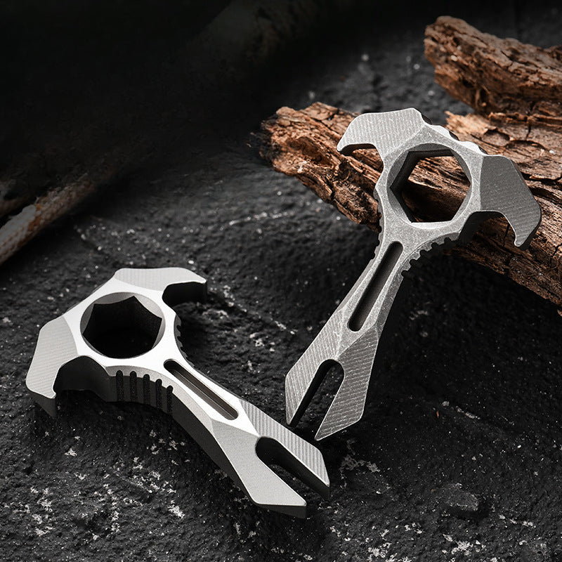 Titanium Knuckle Duster EDC MultiTool Finger Guard