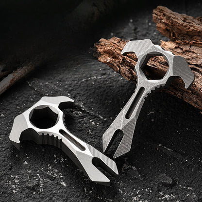 Titanium Knuckle Duster EDC MultiTool Finger Guard