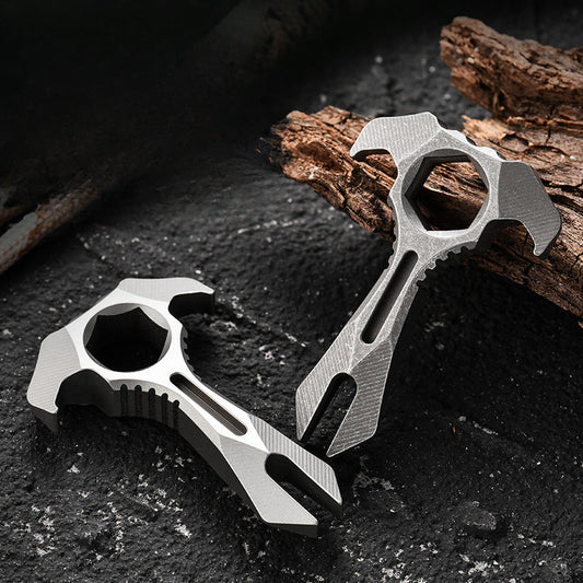Titanium Knuckle Duster EDC MultiTool Finger Guard