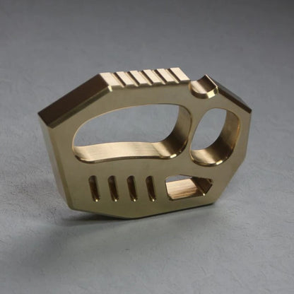 Brass Knuckle Duster for Personal Defense Tactical EDC Tool