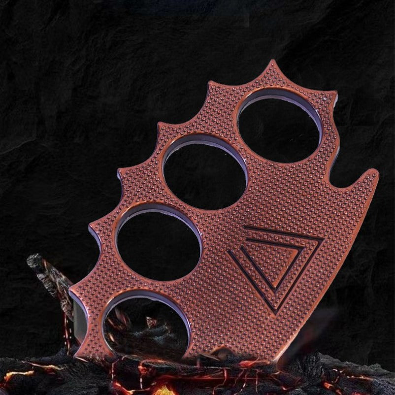 Portable Self-Defense Knuckle Duster for EDC Emergencies