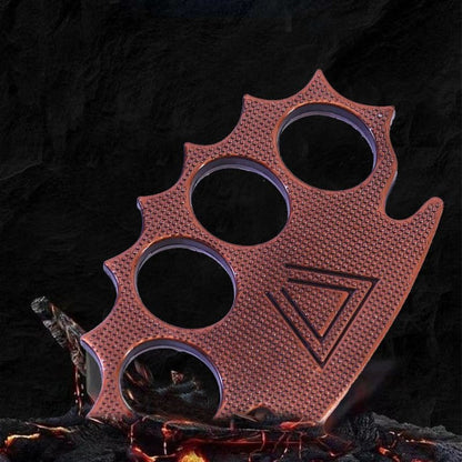 Portable Self-Defense Knuckle Duster for EDC Emergencies