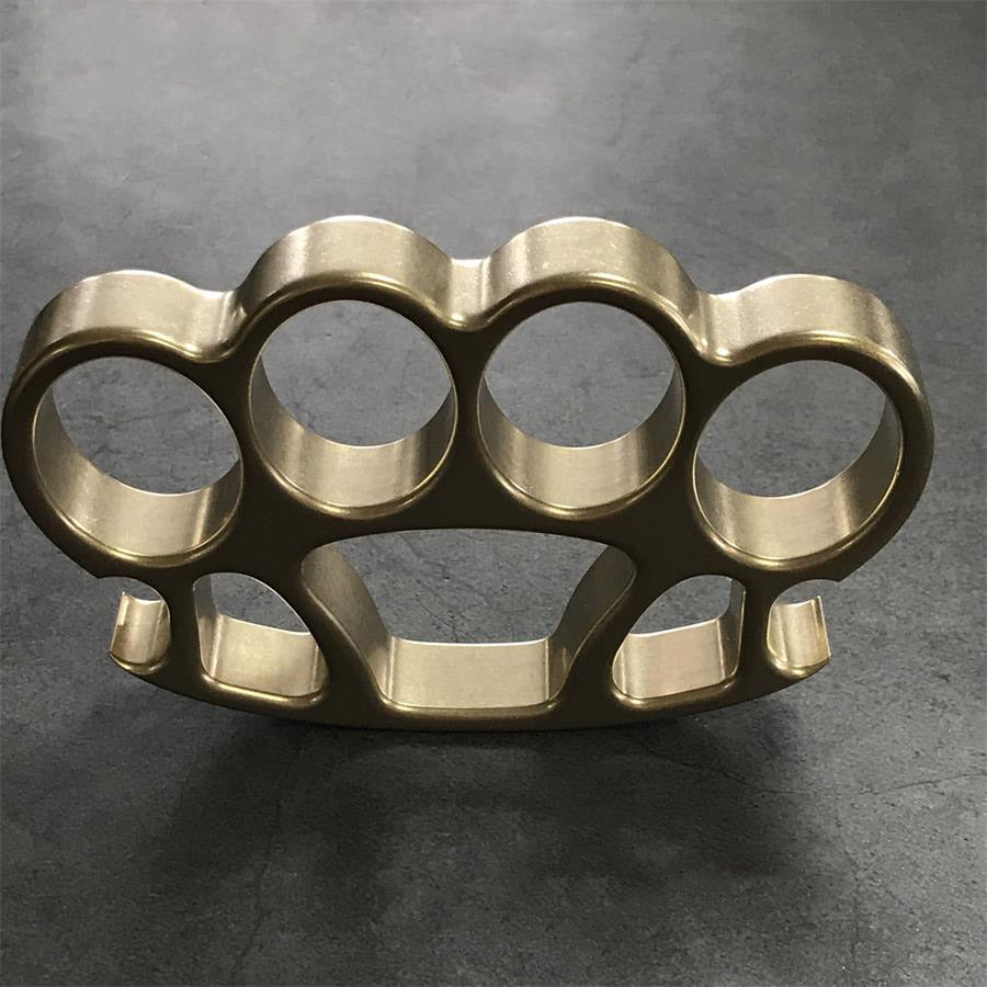 Stonewashed Brass Knuckle Duster Bottle Opener Tool