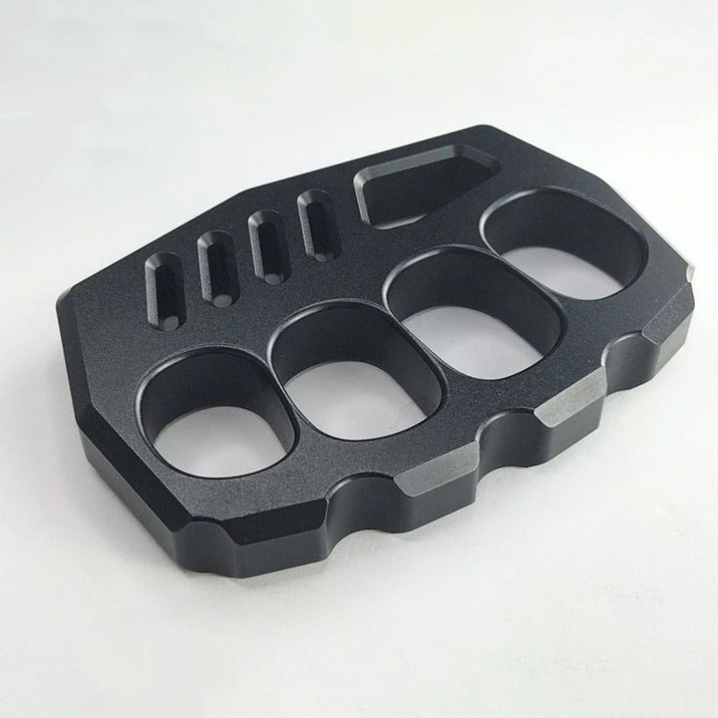Solid Aluminum Knuckle Duster with Enlarged Finger Openings