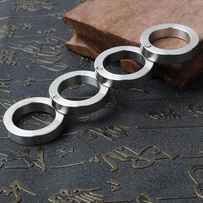 FistFold Four Finger Knuckle Duster for Compact Self-Defense and EDC Gear
