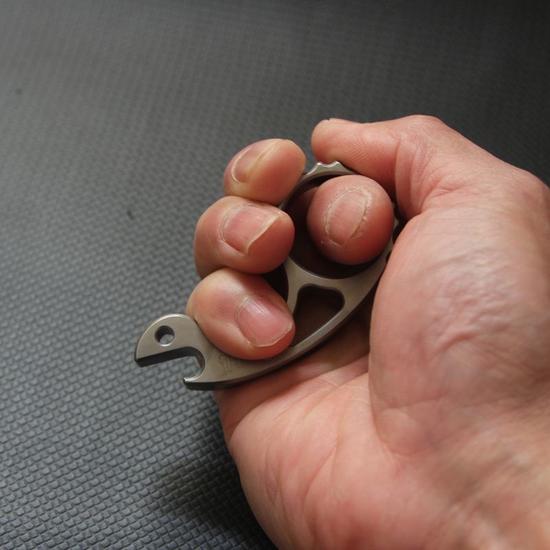 EDC Multi-Tool with Titanium Alloy Knuckle Duster Design