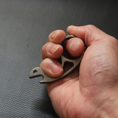 EDC Multi-Tool with Titanium Alloy Knuckle Duster Design