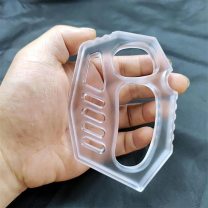Non-Metallic Knuckle Duster Compact Tool for Window Breaking and Self-Defense