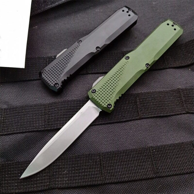 Tactical Pocket Knife with Aluminum Handle for Hunting and Self Defense Purposes
