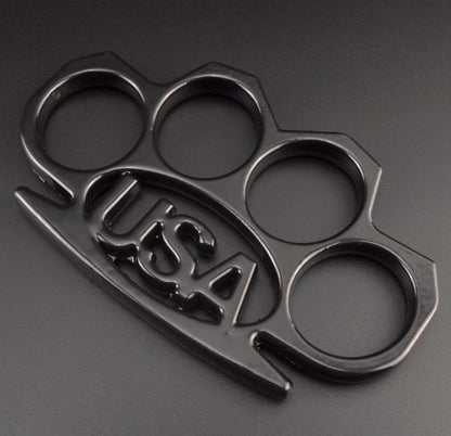 USAEdge Self-Defense Tool Featuring EDC Brass Knuckles and Window Breaker