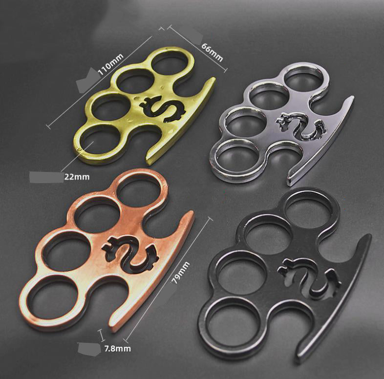 ControlEdge Brass Knuckles Duster for Personal Defense and Emergency Use