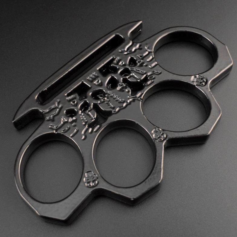 GhostGuard Solid Brass Knuckle Duster and Window Breaking Gear for Emergencies