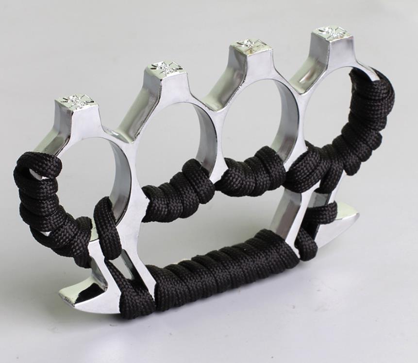 Brass Knuckle Duster with Four Finger Defense for Personal Safety