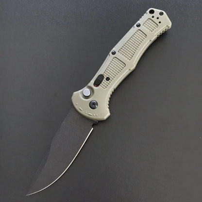 Nylon Fiber Handle Folding Knife for Outdoor Tactical Hunting with D2 Blade