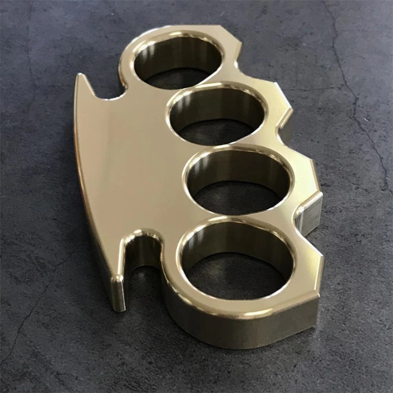 Brass Knuckle Duster Ultimate Self-Defense Tool for EDC