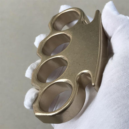 The KING Classic Design Stonewashed Brass Knuckle Duster