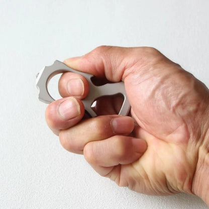 304 Steel Quick-Hang Knuckle Duster for Personal Protection