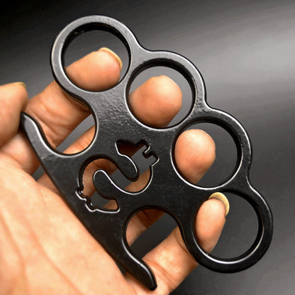 ControlEdge Brass Knuckles Duster for Personal Defense and Emergency Use