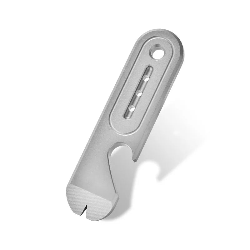 Outdoor Titanium Alloy EDC Pry Bar Crowbar Keychain for Versatile Survival Tasks