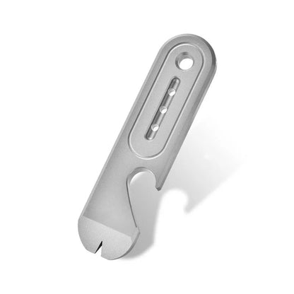 Outdoor Titanium Alloy EDC Pry Bar Crowbar Keychain for Versatile Survival Tasks