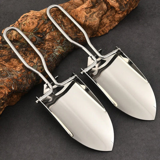 Multi-Use Foldable Shovel Ideal for Camping and Adventures