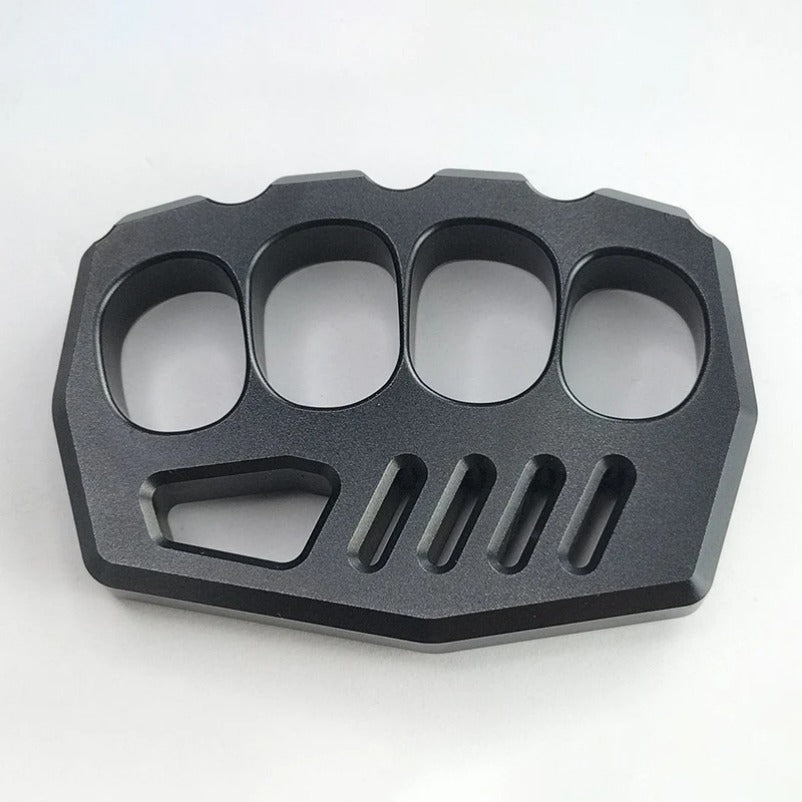 Solid Aluminum Knuckle Duster with Enlarged Finger Openings