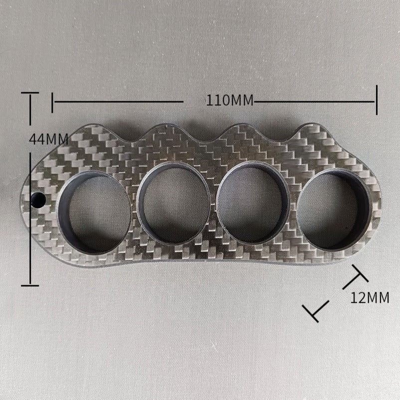 Carbon Fiber Knuckle Duster Security Tool in Various Designs