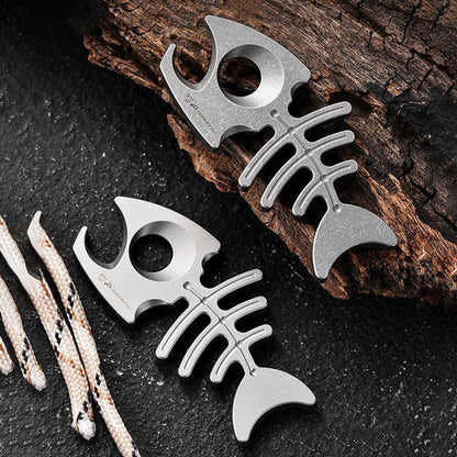 Titanium EDC Bottle Opener with Built-In Self-Defense Feature