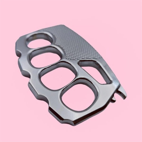 Zinc Alloy Four Finger Defense Knuckle Duster for Personal Safety