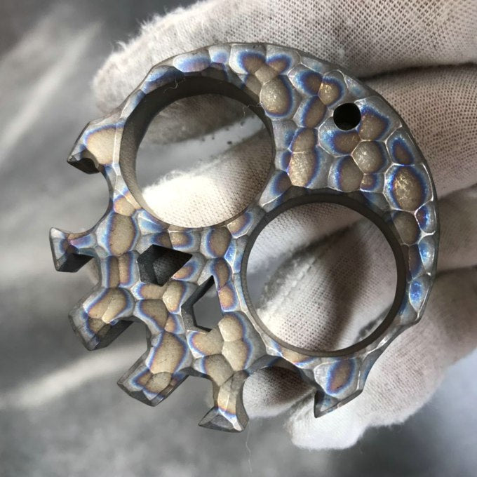 Octopus Titanium Knuckle Duster Multi-Purpose Outdoor Defense EDC Tool