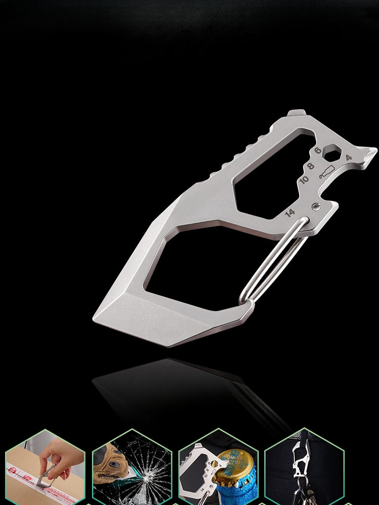 Stainless Steel Alpine Knuckle Duster Defender: Multi-Mount Safety Clip