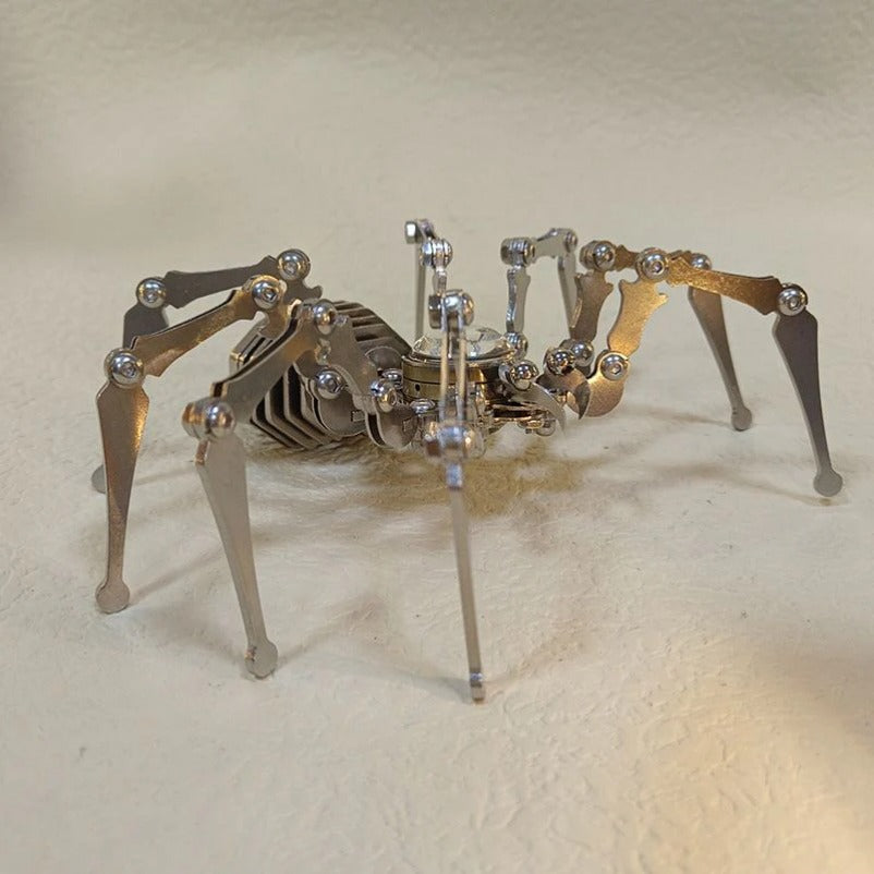 Stainless Steel Time Spider Puzzle for Unique Decor