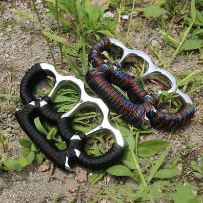 Thickened Solid Steel Knuckle Duster Tactical EDC Tool for Safety