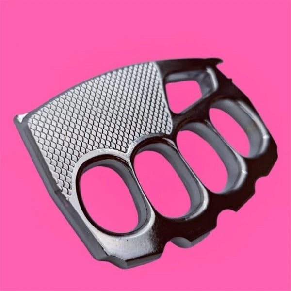 Zinc Alloy Four Finger Defense Knuckle Duster for Personal Safety