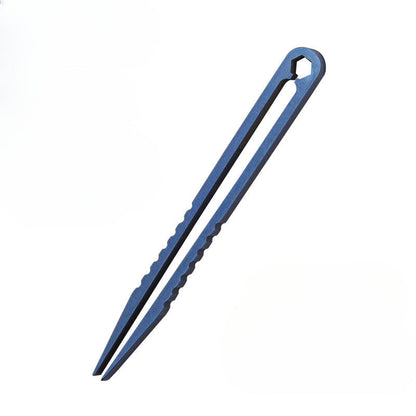 Multi-Function Static-Free TC4 Titanium Tweezers with Anti-Magnetic Properties