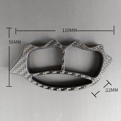 Carbon Fiber Knuckle Duster Security Tool in Various Designs