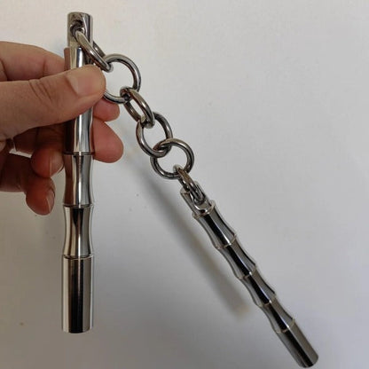 Solid Steel Mini Stick Designed for Self-Defense Applications