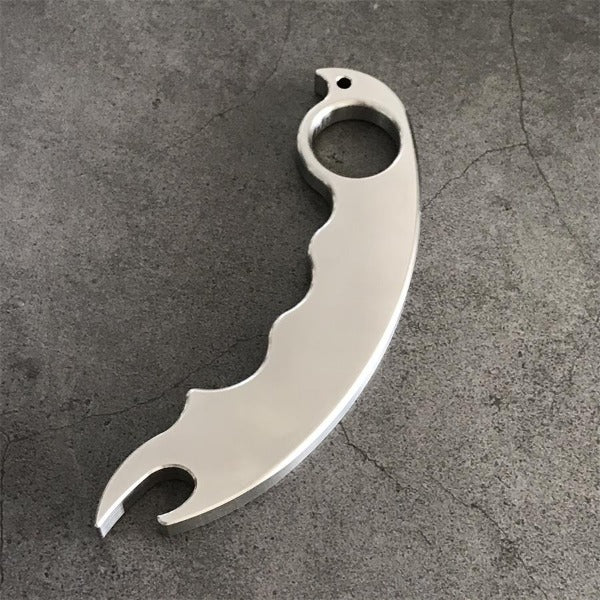Solid Steel Multi-Tool for Self-Defense and Utility
