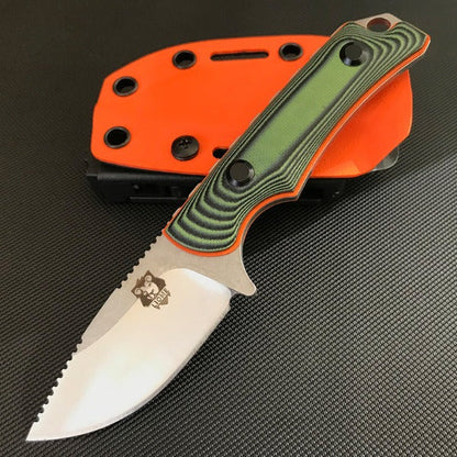 Liome G10 Tactical Fixed Blade Knife for Outdoor Adventure and Fishing