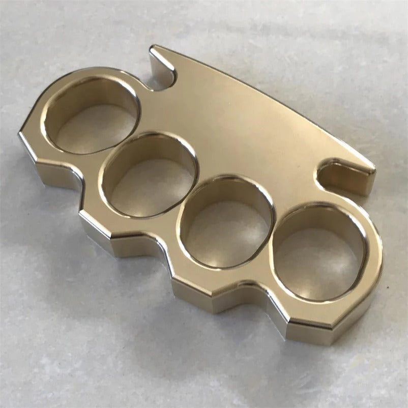 Brass Knuckle Duster Ultimate Self-Defense Tool for EDC