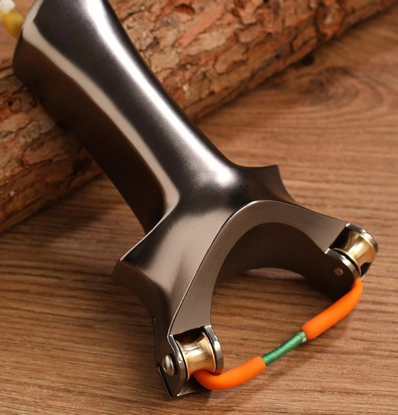 Aluminum Alloy PulseShot Slingshot Ideal for Shooting and Fishing