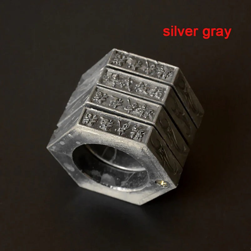 MagicGuard Collapsible Ring King with Window Breaking Tool for Defense