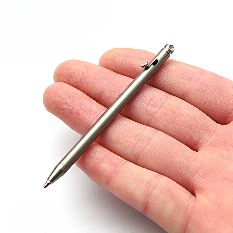 Titan Scribe Mini Ballpoint Pen for EDC Keychain