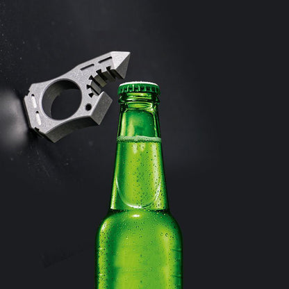 Stylish Titanium Knuckle Duster for Self-defense and EDC Use