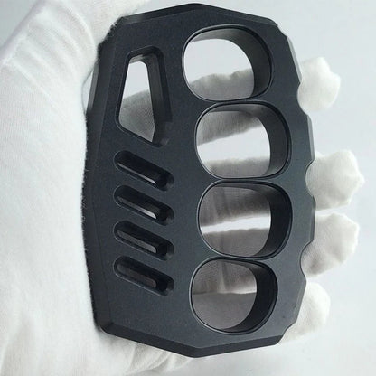 Solid Aluminum Knuckle Duster with Enlarged Finger Openings