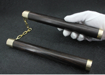 Ebony Brass Dual Section Tactical Stick with Expert Craftsmanship