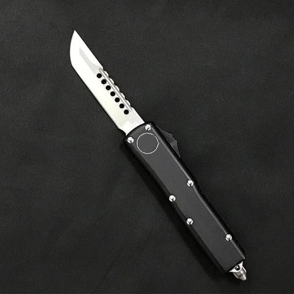 Aluminum Handle Survival Knife Tactical Outdoor Defense Camping Pocket Gear