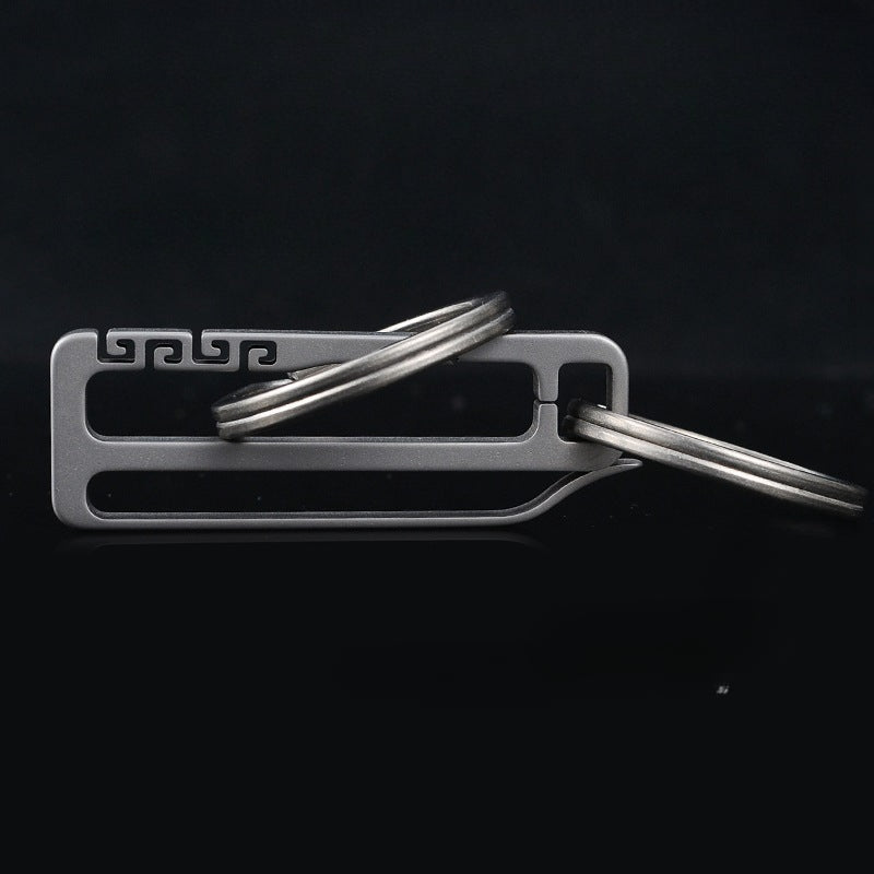 Titanium Clip Key Securer for Men