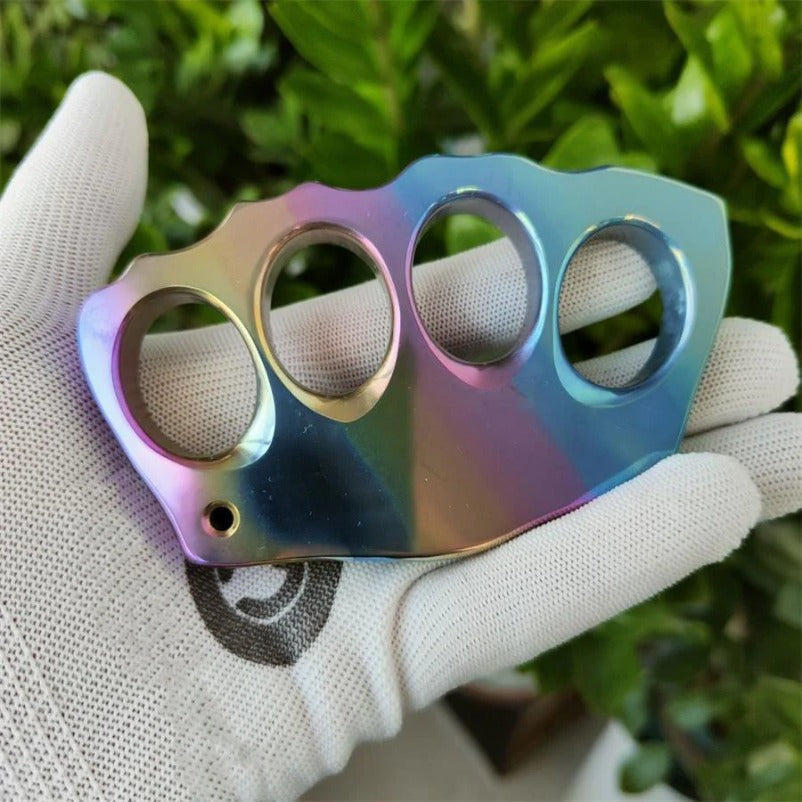 Tough Titanium Alloy Knuckle Duster Self-Defense Tool for EDC