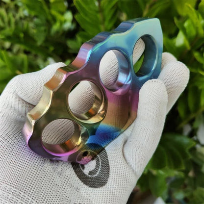 Tough Titanium Alloy Knuckle Duster Self-Defense Tool for EDC
